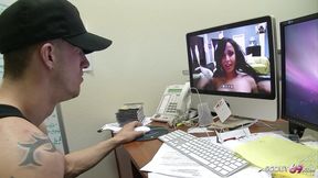 Horny Big Tit Latina MILF Romana Fucked by Step Son