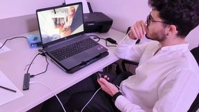 A Policeman Catches Me Trying to Steal in the Store, Searched and Fucked in the Office (amateur Ita)