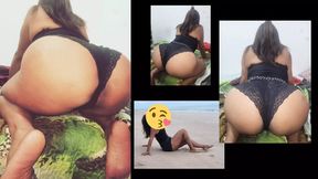 Cheating Wife's Huge Butt Gets Anal Gaped by Friend