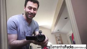 PUBA featuring James Deen and Samantha Saint's pov blowjob porn