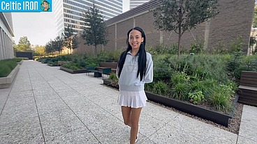 Complete Girlfriend Experience: Petite Teen Bianca Bang "Put that Huge Cock in My Pussy" Public POV