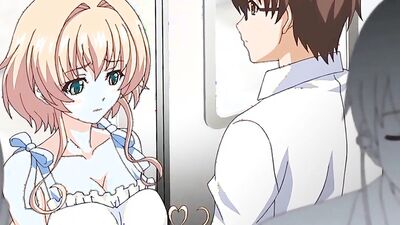 Nerdy pervert dominates and pounds cute anime teen in hot group sex action