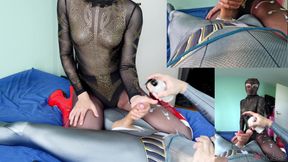 Elena Clark Nylon Leotard Masturbation