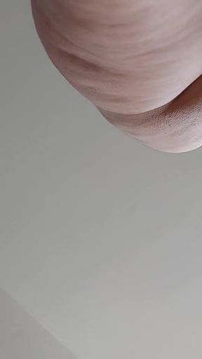 Spectacular moment from &quot;Amateur wife cleans in empty house, hairy pussy, big tits, big ass.&quot;