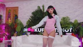 beca barbie gags on nade nasty’s throbbing cock in sloppy facefuck!
