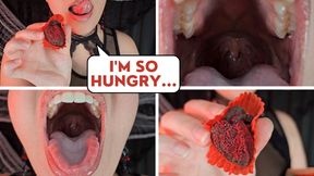 Eat Your Heart Out - Vore Giantess Countess Wednesday Turns You into Her Tiny Meal as You Watch Her Eating & Swallowing Hearts of Tinies - Ft Mouth Close Up, Biting, Chewing, Licking MP4 1080p