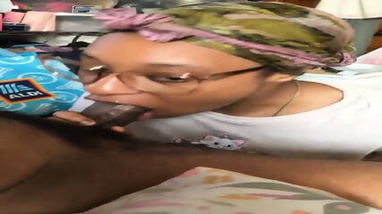 Ebony Nerd Head