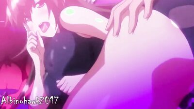 Blonde cartoon babe with huge tits gets trained with sex toys in Hentai MMV