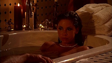 Haley Paige Facial Cumshot in Bathtub with Steven St Croix