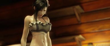 Tifa Lockhart Enjoys Some Sensual Time With Cloud Under Junon [Final Fantasy]