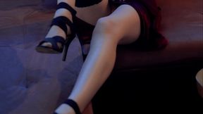 Seductive Vampire Girl Has Sex With Stranger In Toilet At Party (small)