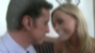 Blonde Beauty Bree Olson Rides His Big Dick