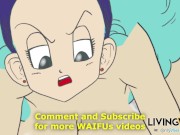 DRAGON BALL Z 2D Real Anime Waifu BULMA Big Japanese Ass Booty MILF Cosplay Hentai porn sex xxx GT