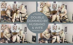 Submissive Nurse Double Dommed by Bear Husband &amp; BBW Wife