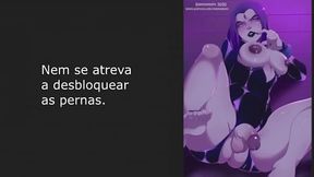 Raven treina voc&ecirc_ para ser uma puta de porra Parte 3 (Treinamento Futa PT-BR)