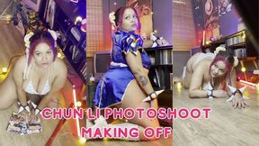Chubby Girl Chun-Li Photoshoot Making Of Thick Curves Cosplay Behind Scenes