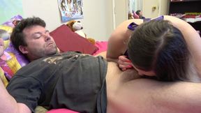 Clara's Sperm Facial Featuring Carla Belle