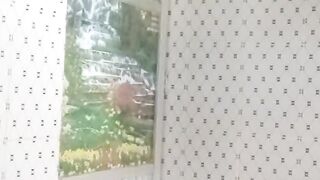 Goddess babe chick is bathing inside the WC. Young sluts