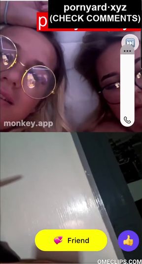 Homemade teen webcam reaction
