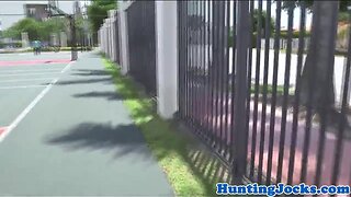 Pickedup jock assfucks after basketball