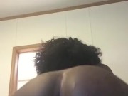 Big ass twerking making it clap