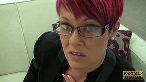 PASCALSSUBSLUTS - Spicy redhead Bree Branning roughly fucked