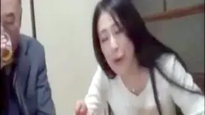 Hot Japanese women experiencing intense anal pleasure.