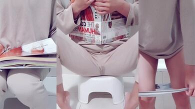 Cute medschool girl soaked by pee and pegging 18 year old babe squirts hard Asian POV