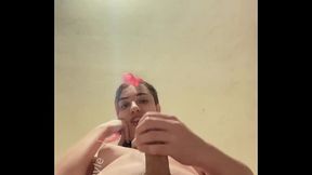 Trans girl cumming all over your face