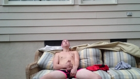 Amateur Cole Stroking In The Sunlight