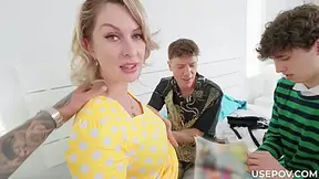 Matriarch Lets Entire Household Use Her Freely With Sydney Paige