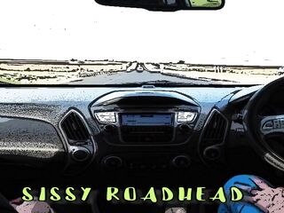 Brandy the Homosexual T-girl Breaks in a Sissy Roadhead Style