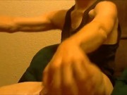 Transgirl Cramming Up To Three Fingers in Asshole (No Audio)