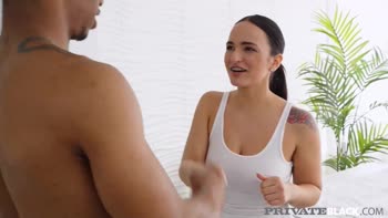 Claudia Bavel's Massage of Sin: BBC Threesome with Deep Throat