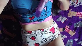 College Girl Touches Her Delicious Pussy Delicious