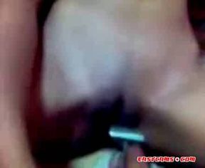 Jablai Asian Amateur Shaves it All Off