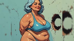 Curvy Women Swimsuit Art