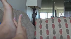 Kendra's foot play in free time