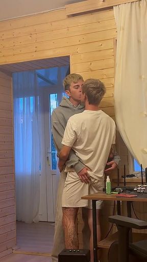 Part 1: Twink Called a Friend to While His Boyfriend Is Resting