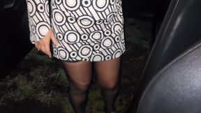 Sexy MILF Ridesharing with Footjob and Sex with Lots of Cum