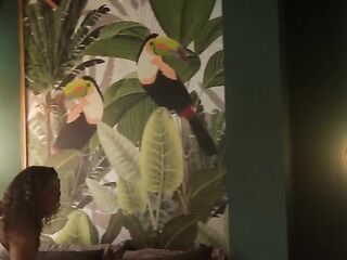 mother I'd like to fuck housewife seduces me to fuck her hard previous to renting: butt bouncing and cum leaking from her throat