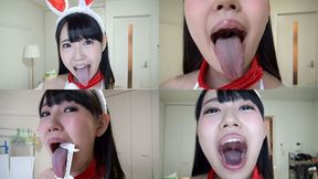 Riko - Long Tongue and Mouth Showing - 1080p wmv
