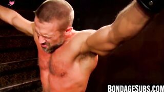 "Muscle Dude Endures Intense Bondage Session With Pinchers - Fetish Fantasy"