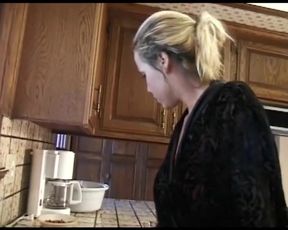 Blonde Babe Gets Fisted and Fucked Hard in the Kitchen