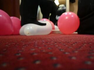 Balloon Stomps Cleanum in Hotel