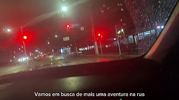 MARIDO SAI COM ESPOSA PELAS RUAS DE SÃO PAULO A PROCURA DE UM COMEDOR PARA SACIAR SUA LASCÍVIA