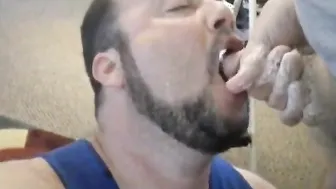 Amateur bear masturbation bukkake facial compilation