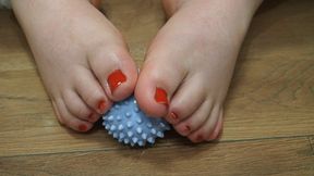 Silence and Feet: Playing with a Massage Ball