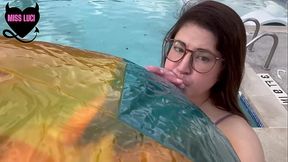 Collector Beach Ball Blow Inflation and Deflation