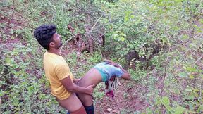 Indian Shemale - Pooja and Pooja's Brother Both Went to the Forest to Romance and Pooja Fucked Her Brother's Ass.